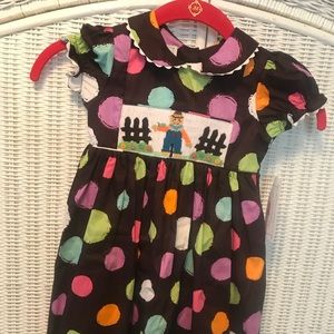 NWT Marmellata Polka Dotted Smocked Dress 3T